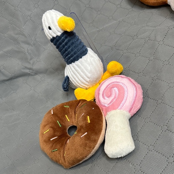 Small Dog Toys Bundle Donut Lollipop Seagull 3 piece bundle - Picture 4 of 6